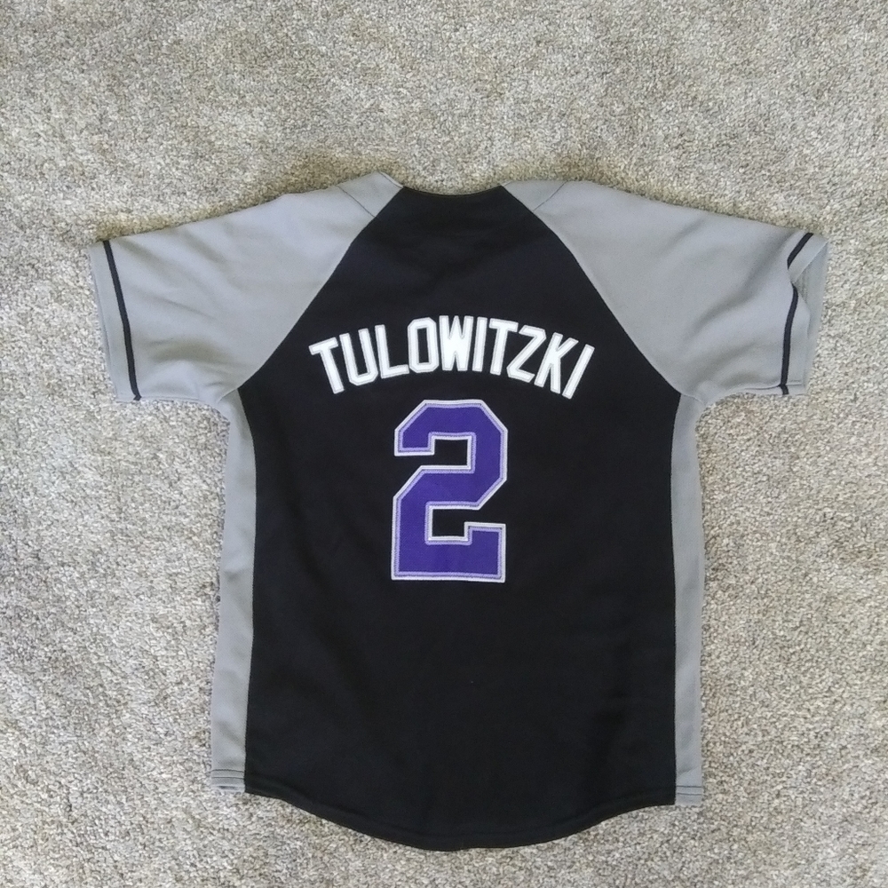 Col. Rockies Troy Tolowitzki youth small jersey